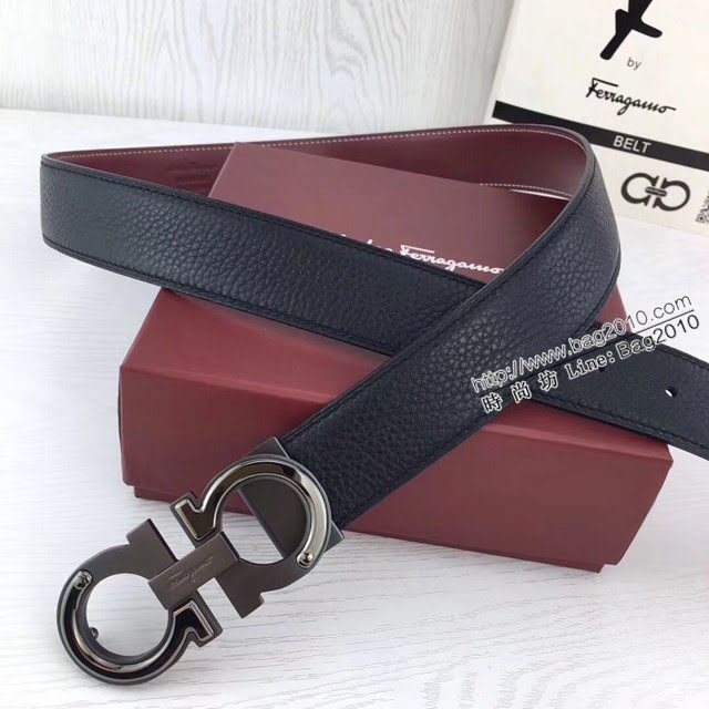 菲拉格慕男士皮帶 Ferragamo雙面牛皮腰帶  jjp2128